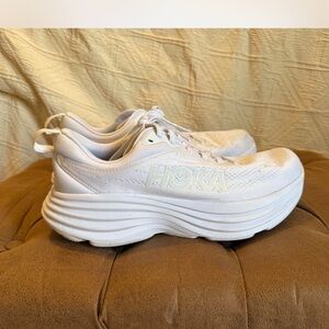 Hoka Women's All-White Sneakers